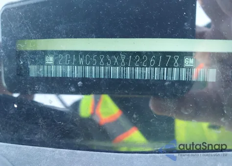 2008 Chevrolet Impala Lt из США, поврежденный, VIN 2G1WC583X81226178